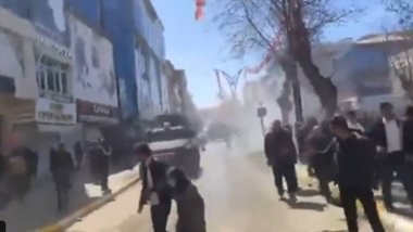 Van’da yürüyüşe polis müdahalesi