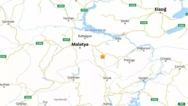 Malatya'da 3.9 büyüklüğünde deprem