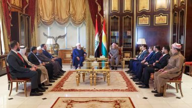 Mesud Barzani din alimlerinden oluşan heyeti kabul etti