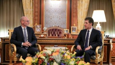 Neçirvan Barzani, İngiliz büyükelçiyi kabul etti