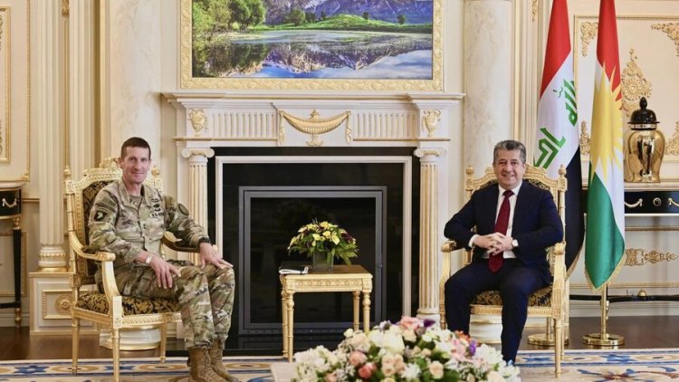 Başbakan Barzani, Koalisyon Genel Komutanını kabul etti