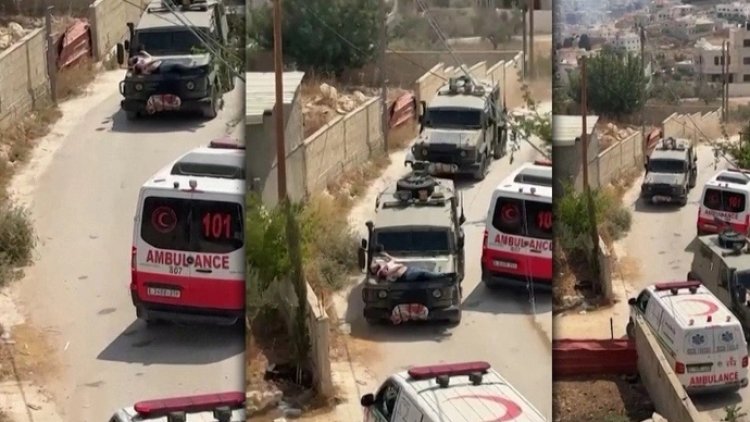 İsrail güçleri, yaralı Filistinliyi askeri araca bağlayıp ‘canlı kalkan’ olarak kullandı