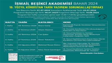 İsmail Beşikci Akademisi Bahar 2024 etkinliği başlıyor