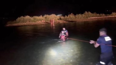 Batman Çayı'nda Mahsur Kalan 7 Kişi Kurtarıldı