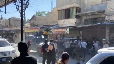 Suriye'de Türkiye'ye karşı protestolar başladı!