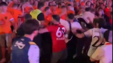 Maç sonu ortalık karıştı! Türk ve Hollandalı taraftarlar birbirine girdi