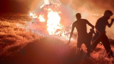 Diyarbakır'ın Bağlar ilçesinde yangın