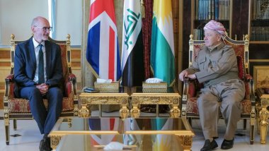 Mesud Barzani, İngiltere'nin Irak Büyükelçisini kabul etti