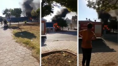 İtfaiye arabası su olmadan yangını söndürmeye gitti