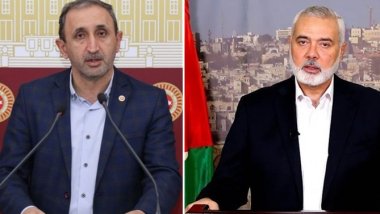 HÜDA PAR'dan "İsmail Heniyye TBMM'de konuşsun" çağrısı