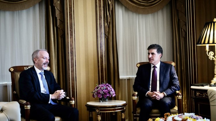 Nêçîrvan Barzanî û Konsulê Amerîkayê hilbijartinên Herêma Kurdistanê gotûbêj kirin