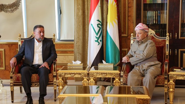 Serok Barzanî rewşa Kerkûkê bi şandeke Partiya Siyada re gotûbêj dike