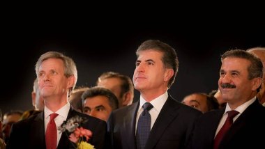 Neçirvan Barzani, Alman Birliği Günü resepsiyonuna katıldı