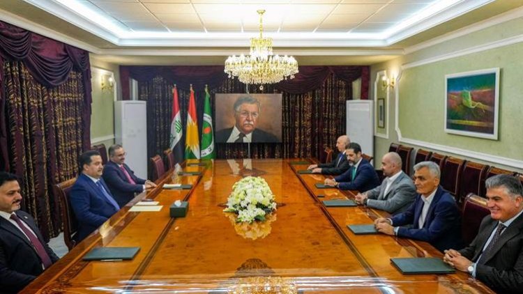 Serokwezîrê Îraqê bi Bafil Talebanî re civiya