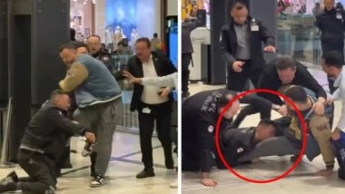 AVM'de köpek kavgası: Güvenlik görevlisi tartıştığı kişiyi bacağından ısırdı