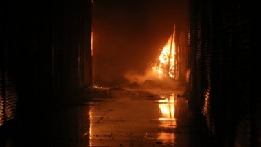 Van'da Mısır Çarşısı'nda yangın