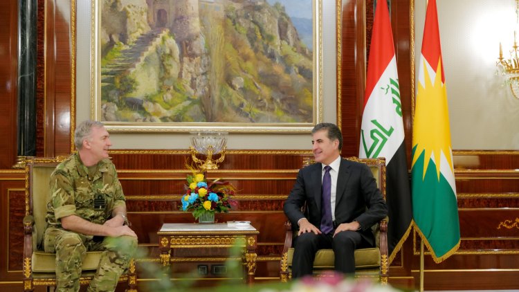 Nêçîrvan Barzanî û Supasalarê Brîtanyayê rewşa Iraq, Herêma Kurdistanê û navçeyê gotûbêj dikin
