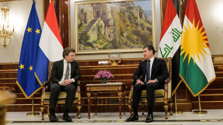 Nêçîrvan Barzanî Wezîrê Parastinê yê Holendayê qebûl kir