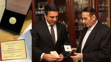 Ermenistan’da Kürt milletvekili Kinyazê Hemid’e Devlet Ödülü verildi