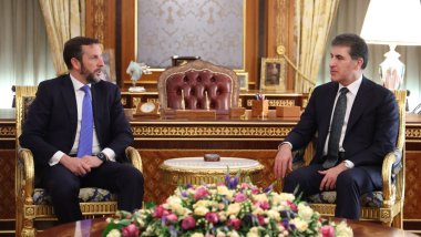 Nêçîrvan Barzanî bi Balyozê Îtalyayê yê Îraqê re civiya