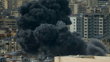 İsrail, Beyrut'u vurdu