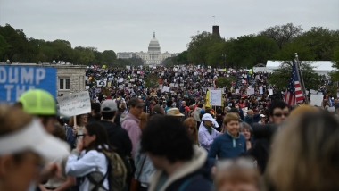 ABD'de Trump  yönetimine karşı protesto gösterileri gerçekleştirildi
