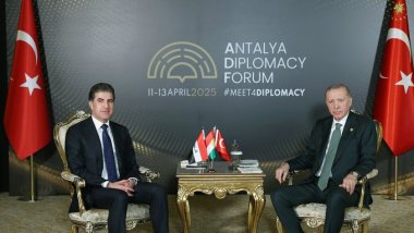 Nêçîrvan Barzanî û Recep Tayyîp Erdogan civiyan