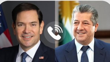 Mesrûr Barzanî û Rubio tekezî li ser xurtkirina têkiliyên dualî dikin