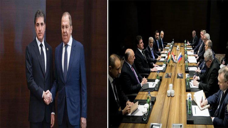Neçirvan Barzani ile Rusya Dışişleri Bakanı Lavrov görüştü