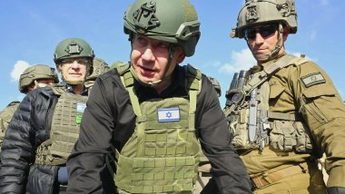 Netanyahu Gazze'ye gitti: 'Savaş hedeflerine ulaşana kadar devam edecek'