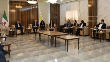 Avrupa heyeti Mazlum Abdi ile görüştü