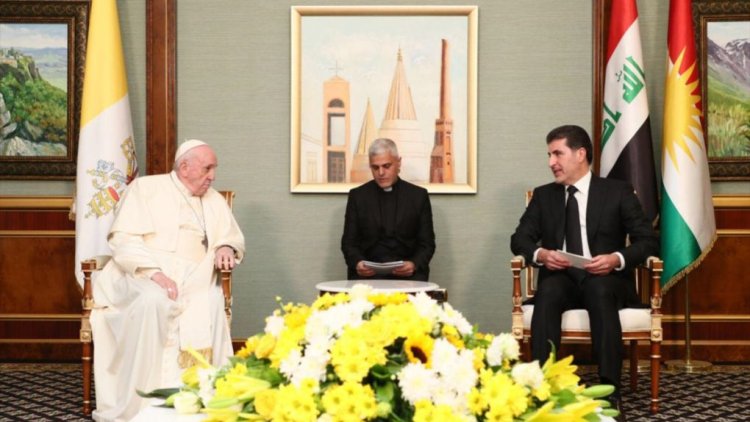 Neçirvan Barzani’den Papa Françis'in vefatı için bir başsağlığı mesajı