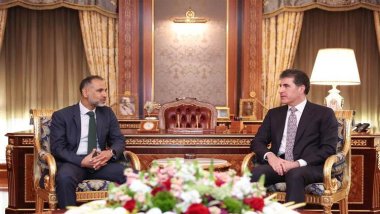Neçirvan Barzani, İngiltere’nin yeni Irak Büyükelçisini kabul etti