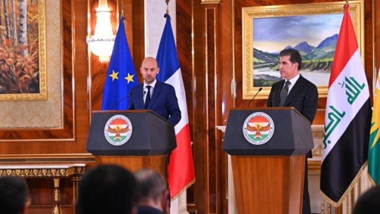 Nêçîrvan Barzanî: Fransa di demên zehmet de bi Herêma Kurdistanê re bû