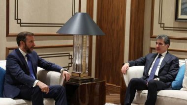 Nêçîrvan Barzanî û Balyozê Îtalyayê rewşa Îraq û Herêma Kurdistanê gotûbêj kir