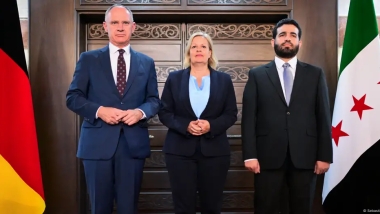 Alman Bakan'dan Şam'da 'sınır dışı' temasları