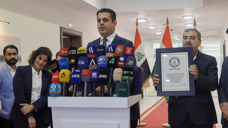 Kürdistan Bölgesi sağlık alanında adını Guinness'e yazdırdı