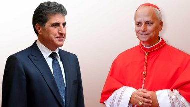 Nêçîrvan Barzanî pîrozbahî li Papayê nû kir