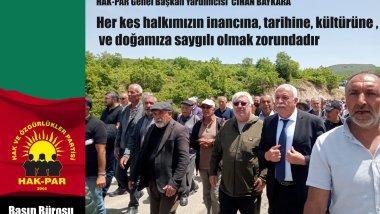 Cihan BAYKARA: 'Her kes halkımızın inancına, tarihine, kültürüne ve doğamıza saygılı olmak zorundadır’