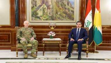 Neçirvan Barzani Uluslararası Koalisyon Komutanını ile görüştü