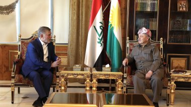 Başkan Barzani Iraklı siyasetçi İzzet Şabender'i kabul etti