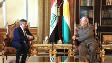 Serok Barzanî û Ahmet Davutoglu civiyan