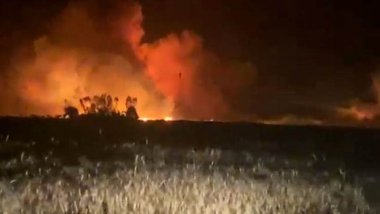 Erbil'de iki ayrı yerde yangın