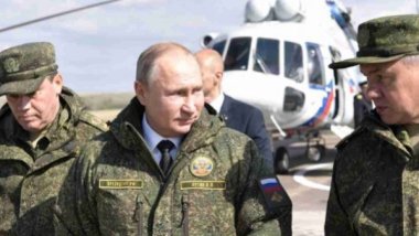 Ukrayna İHA'larından, Putin'in helikopterine saldırı