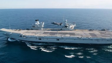 İngiltere uçak gemisi görev grubu, Kızıldeniz'e girdi