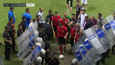 Elazığspor-Vanspor maçı yarıda kaldı