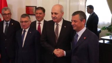 TBMM Başkanı Kurtulmuş ile görüşen Özgür Özel'den 'komisyon' açıklaması