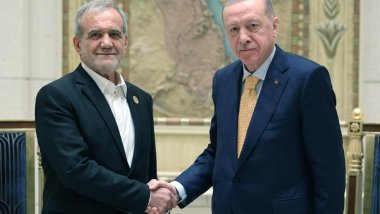 Erdoğan, İran Cumhurbaşkanı ile görüştü