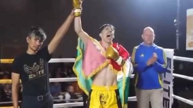 Kürt genci, Britanya’da kickboks şampiyonu oldu