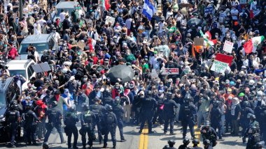 Los Angeles'taki sınır protestoları 3’üncü gününde